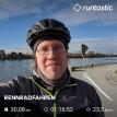 Sonnig ☀️ teils blauer Himmel jedoch stürmischer (Gegen)wind 🌬️ begleiteten heute meine erste Rennradfahrt in 2019 auf der Donauinsel