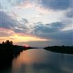 Sonnenuntergang an der Donau :-)